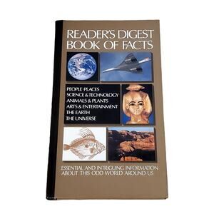 Readers Digest Book of Facts Essential & Intriguing Information 1987 HC Vtg